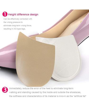 Orthopedic Insoles for O/X Type Leg Correction - Magnetic Heel Cushions for Foot Alignment - 2 Pairs - Buy Online on GoSupps.com