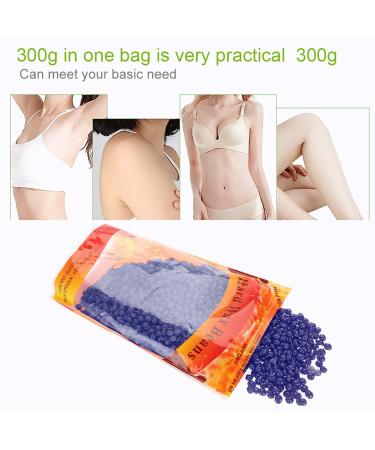 Depilatory Harsh Wax Beans for Arm & Body Hair Removal - Lavender 300g Pack for Men & Women - Buy Online on GoSupps.com