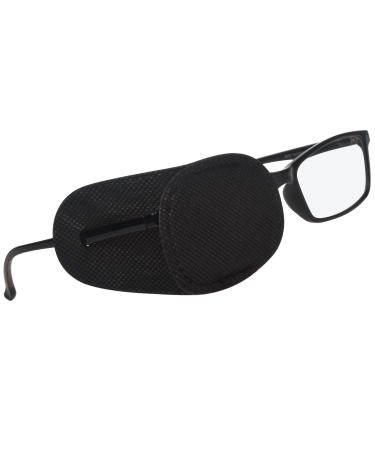OSGP 6pcs Amblyopia Eye Patches For Glasses  Child Kids Eye Patch  Great Eye Patch for Kids Glasses  Treat Lazy Eye and Strabismus for Kids  No Irritation to Children's Skin (Black)