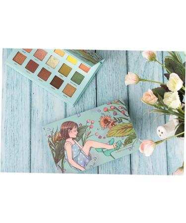 Beavorty Glitter Eyeshadow Eyeshadow Palette 1PC 15 shimmer eyeshadow glitter eye shadow highly pigmented eyeshadow bright cream eyeshadow matte 15.2*9.8cm Green - Buy Online on GoSupps.com