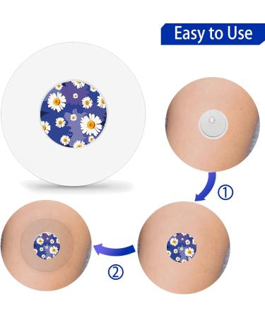 Freestyle Sensor Stickers & Libre 3 Covers - Waterproof Adhesive Patches- 40 Pack Floral Design - Hypoallergenic & Latex-Free - Long Lasting 14 Days - Buy Online on GoSupps.com