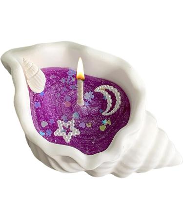 Handmade Conch Candle - Natural Scented Aromatherapy Decor | 4-6h Burn Time | Marine Fragrance | Perfect Gift for Women - Buy Online on GoSupps.com