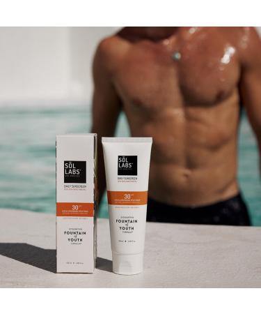 Natural Mineral Sunscreen SPF 30 for Face & Body – No White Cast Zinc Oxide, Lightweight, Reef-Safe Hydrating Daily Moisturizer – Korean Formulated Skin Care - Buy Online on GoSupps.com