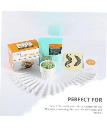 FRCOLOR Nose Hair Removal Wax Set - Clean Smudge Stick & Wax Beans for Easy Hair Removal | International Shipping Available - Buy Online on GoSupps.com