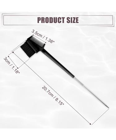 VOCOSTE Dual Comb Eyebrow Brushes & Eyelash Comb - Travel Makeup Tool for Women 8.15" Black - Buy Online on GoSupps.com