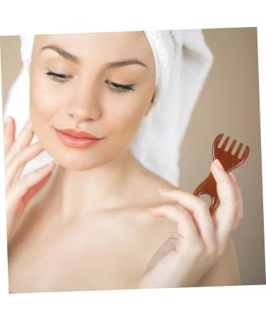 Hoement Broad Tooth Comb for Curly Hair - Wooden Scalp Massager & Ridges for Ultimate Relaxation | International Shipping Available - Buy Online on GoSupps.com