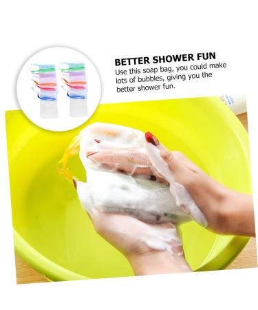 Buy Minkissy 20pcs Soap Foaming Net - Exfoliating Pouch & Bath Scrubber for Bubble & Soap Savers | International Shipping Available - Buy Online on GoSupps.com