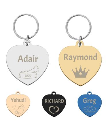 Camal dog brand with engraving dog brand personalized made of stainless steel for small big dogs and cats badge with engraving round bones heart paws many optional shapes