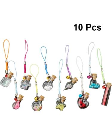 Milisten Clear Glass Jars 10PCS Unique Wishing Bottle Decor Delicate Drift Bottle Starry for Child Children Kids Glass Pendant - Buy Online on GoSupps.com