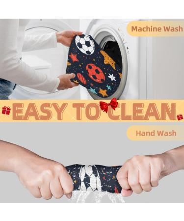 Beard Bib Apron for Men - Beard Hair Catcher Perfect Father's Day & Christmas Gift Fun Star Colored Balls Design - Buy Online on GoSupps.com