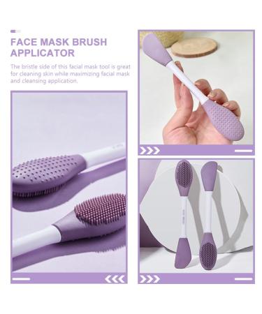 FOMIYES Face Scrubber Tool - Silicone Facial Cleaning Brush & Applicator | Double Head for Ultimate Cleanliness - Buy Online on GoSupps.com
