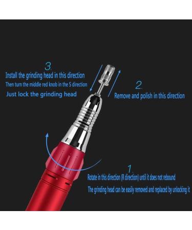 Electric Nail File Kit Electric Nail Drill Manicure and Pedicure Set Electric Manicure Kit for Acrylic Nails Nail Buffer Manicure Pedicure Polishing Tools - Buy Online on GoSupps.com