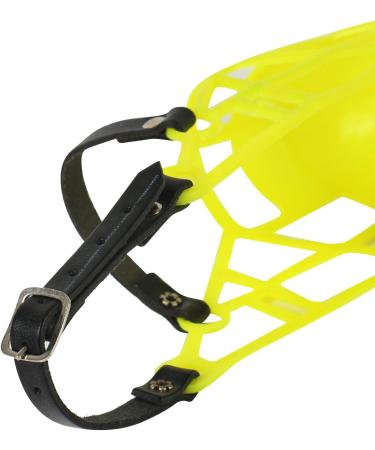 Buy Don Pare Muzzle Model 101 - Neon Yellow | Ideal for Freewheel Kennel Dog Racing & Car Safety | Amathings - Buy Online on GoSupps.com