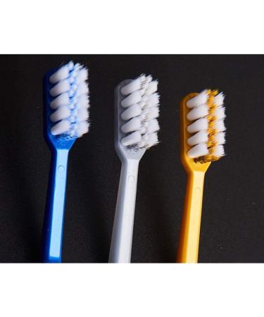 Zumaha Compact Toothbrush 4-Pack - Ergonomic Design for Men & Women Medium Bristles & Flexible Sides Ideal Travel Solution - Buy Online on GoSupps.com