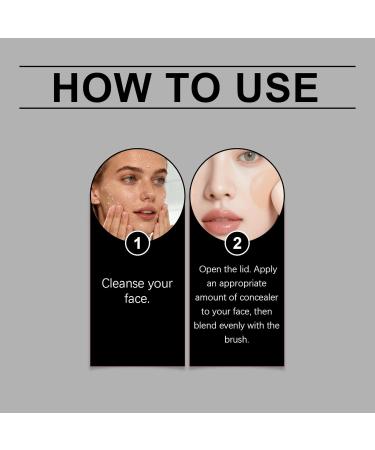 Nuvilo Ivory Concealer Foundation Stick with Mineral Oil and Beeswax creamy blendable coverage for smooth longlasting makeup 1 piece - Buy Online on GoSupps.com