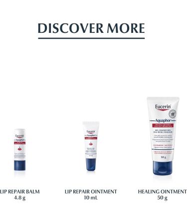 EUCERIN AQUAPHOR Lip Balm Repair Stick DUO PACK for Dry Chapped and Cracked Lips 2x4.8g | Aquaphor Lip Repair | Non-Comedogenic Lip Balm | Fragrance-free Lip Balm | Recommended by Dermatologists 4.8 g (Pack of 2) - Buy Online on GoSupps.com