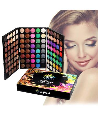 120 Colors Glitter Eyeshadow Palette - Long Lasting Waterproof & Highly Pigmented - All-in-One Makeup Kit & Holiday Gift Set for Women & Girls - Buy Online on GoSupps.com
