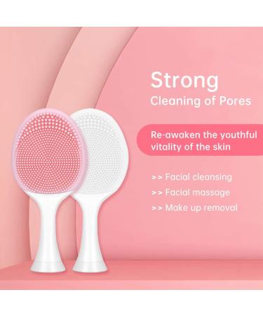 Yanban Electric Cleaning Brush Set - Portable Skin-Friendly Silicone Massage Brushes for Delicate Cleaning | 2 Pieces - Buy Online on GoSupps.com
