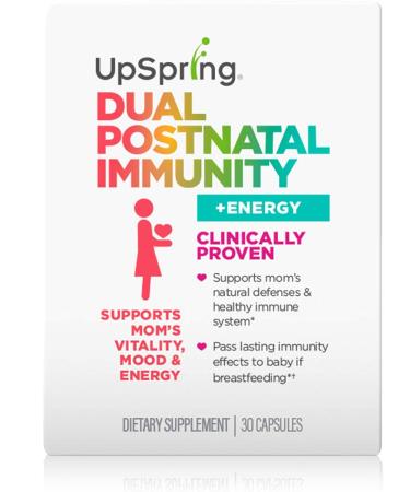 UpSpring Dual Postnatal Immunity + Energy 30 Capsules