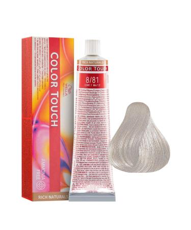 Wella Professionals Color Touch Semipermanent Haircolor Number 8/81 Number 8/81 60 ml (Pack of 1) - Buy Online on GoSupps.com