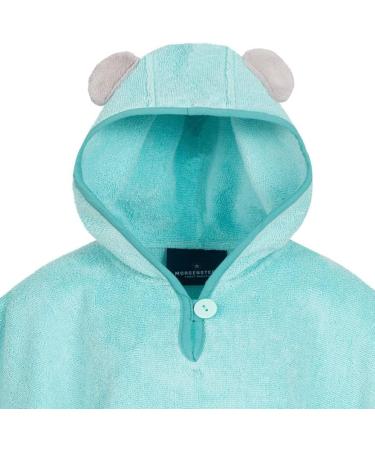Shop Morning Star Badeponcho: 100% Cotton Oeko-Tex Hooded Baby Bath Towel for Girls & Boys (1-3 Years) - Turquoise Koala - Buy Online on GoSupps.com