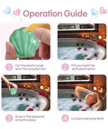 Unicorn Rainbow Bath Bombs Gift Set - Handmade Organic Essential Oils Spa Fizz Kit with Surprise Toys for Women, Kids, Girls, Boys - Buy Online on GoSupps.com