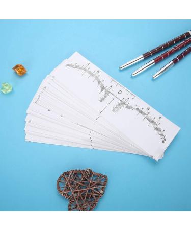 Eyebrow Ruler 50Pcs Eyebrow Shaper Stencil Eyebrow Ruler Sticker Microblading Measure Tool Eyebrow Measure Ruler Eyebrow Shaping Tools Eyebrow Measuring Tool for Make up - Buy Online on GoSupps.com