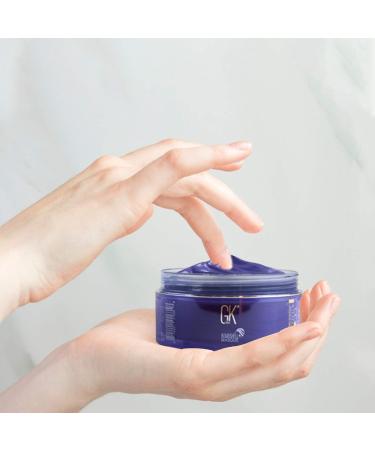 GK HAIR Global Keratin Ultra Blonde Bombshell Masque | 200g Semi-Permanent Hair Toning & Moisturizing Mask for All Hair Types - Buy Online on GoSupps.com