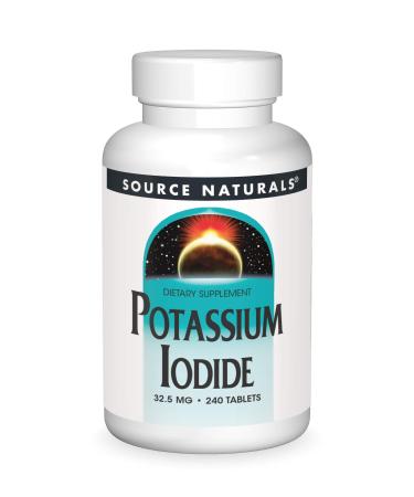 Source Naturals Potassium Iodide 32.5mg 240 Tablets 1 240 Count (Pack of 1) - Buy Online on GoSupps.com