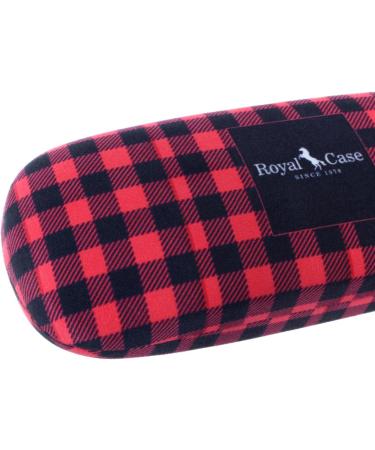 Paule & Knopf Chic Hard Case - Rustic Check Design with Microfibre Cloth | International Shipping Available - Buy Online on GoSupps.com