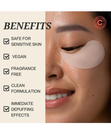 Depuffing Under Eye Masks - 30 Pairs | Glucomannan & Pumpkin Seed - Combat Fatigue & Reduce Puffiness for a Fresh Look - Buy Online on GoSupps.com