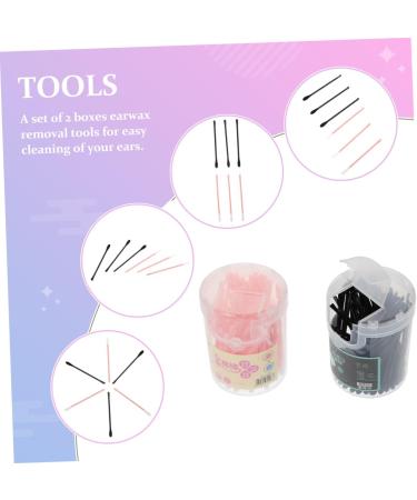 FOMIYES 200pcs Assorted Color Ear Wax Removal Tools Cotton Swabs Dual- Design for Safe Ear Cleaning for Home Use and Personal Care Random Style - Buy Online on GoSupps.com