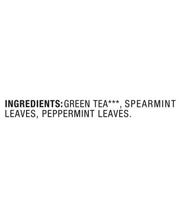 Lipton Green Tea Bags with Mint Flavor - 100% Natural, Heart-Healthy - 1.06oz 20 Count (Pack of 6) - Buy Online on GoSupps.com