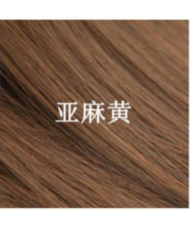 Shop Long Curly Gradient Color Wig for European & American Women - Pure White & Linen Yellow - Premium Quality Chemical Fiber - Buy Online on GoSupps.com