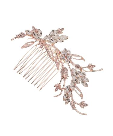 Ipetboom Bridal Comb Crystal Hair Comb Bridal Rhinestone Hair Comb Wedding Hair Comb Bridesmaid Hair Comb Bride Hair Comb Wedding Hair Accessory Bridal Hair Comb