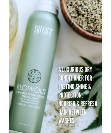 Surface Hair Blowout Dry Oil Shine Spray for Women and Men 3.5 oz - Conditioning Dry Oil Mist with Babassu Seed Oil - Premium Hair Spray and Blowout Products for Hair - Buy Online on GoSupps.com