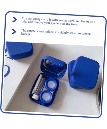 Solustrie Colored Contact Lenses Kit - Cute Travel Case with Mirror Mini Plastic Container for Eye Care - Buy Online on GoSupps.com