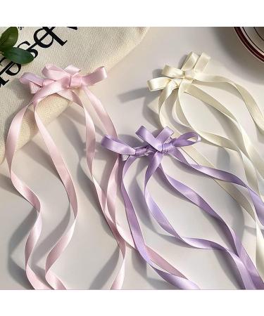 10 Pcs Long Ligaments Hair Loop Clips - Stylish Satin Hair Accessories for Women & Girls - Buy Online on GoSupps.com