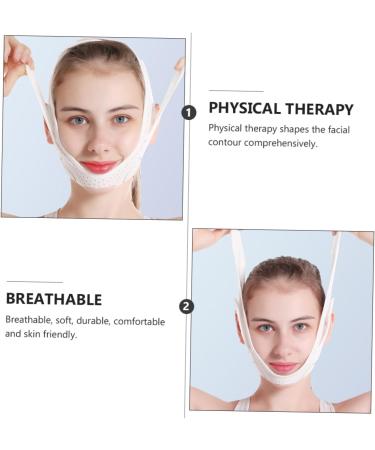 Beaupretty the facial lifting band Facial Strap facial cheek v shape V-Line Chin Band tape sleeping Thin belt the Nylon Mesh woman Tape - Buy Online on GoSupps.com