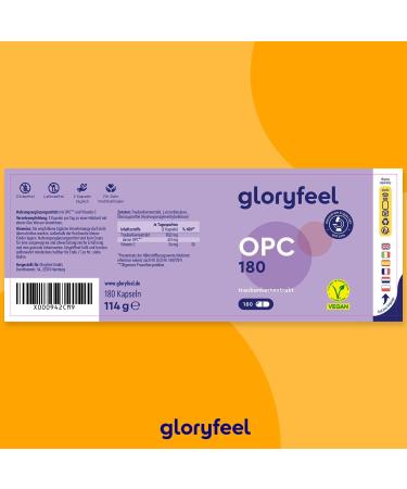 Premium OPC Grape Seed Extract Capsules 1052mg - Natural French Grapes with Vitamin C - Pure & Additive-Free - Made in Germany - Buy Online on GoSupps.com