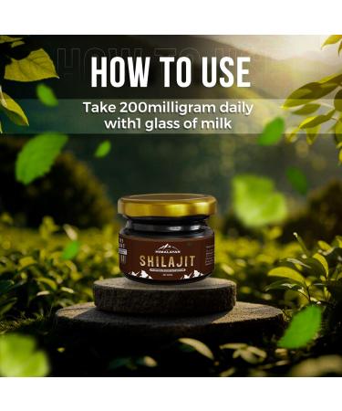 Divya Himalayan Shilajit/Shilajeet Gold Resin - 20g | 500mg/Serving | 40 Servings | Boost Muscle Growth & Stamina | Contains 24 Carat Gold | 1.5 Month Supply - Buy Online on GoSupps.com