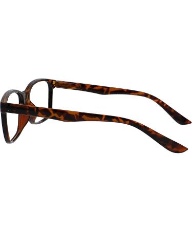 Men's Large Black Brown Reading Glasses - Value 4 Pack with Spring Hinges | Designer Style +3.00 RRRR83-1122 - Buy Online on GoSupps.com