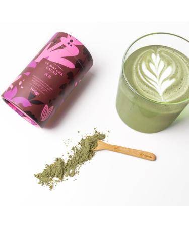 Premium Cocoa Matcha Tea (100 grams) | Matchaflix | Powdered Tea | Matcha Powder | Cocoa Powder | Instant Tea - Buy Online on GoSupps.com