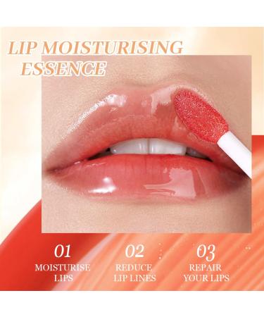 4 Colors Fat Lip Oil Drip - Hydrating Lip Gloss & Oil with Big Brush Head | Moisturizing Non-Sticky & Vegan - Plumping Transparent Lip Glaze (SET A - Buy Online on GoSupps.com