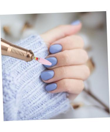 FRCOLOR Nail Polisher Nail Bits Nail Drill Head Manicure Supplies Manicure Grinding Tool Manicure File Head Nail Art Tools Nail Beauty Tools Pink Ceramics Grinder Electric Motor - Buy Online on GoSupps.com