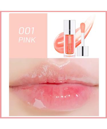 Amazfly Hydrating Lip Oil - Plumping Glossy Lip Balm for Long Lasting Nourishment and Shine - Pink Tinted Lip Care Treatment - Buy Online on GoSupps.com