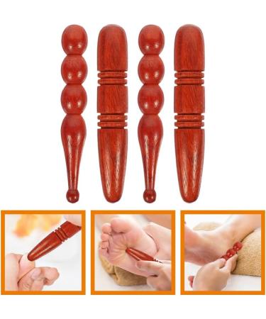 Beavorty Acupuncture Sticks - 4 Piece Manual Acupressure Pen & Foot Massage Bars for Ultimate Relaxation | International Shipping Available - Buy Online on GoSupps.com