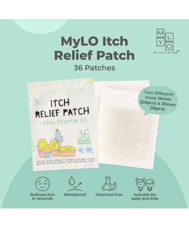 MyLO Itch Relief Patch - Hydrocolloid Patches for Bug & Mosquito Bite Itch Relief (36 Patches) | Fast International Shipping - Buy Online on GoSupps.com