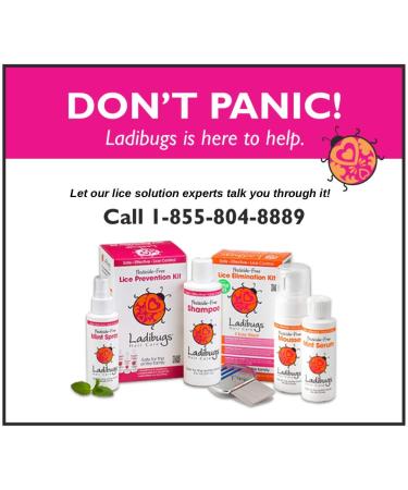 Ladibugs Lice Prevent Conditioner 8oz - Natural Essential Oils, Sulfate-Free - Buy Online on GoSupps.com
