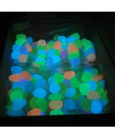 Pebbles 50/100/300pcs Glow in the Dark Garden Pebbles for Walkways Garden Decoration Glow Pebbles Plants Aquarium Luminous Stones Decorative Pebbles (Color : Blue Size : 50 PCS) 50 PCS Blue - Buy Online on GoSupps.com